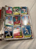 Over 300 Reds Cards in notebook