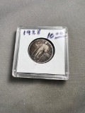 1928 Standing Liberty Quarter in snap case