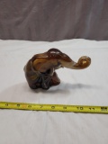 Imperial Caramel Slag Glass Elephant