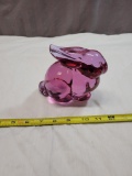 HCA 94 Pink Bunny Rabbit glass figurine
