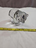 Clear Art Glass Bear Figurine