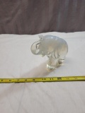 HCA 88 Clear glass elephant figurine