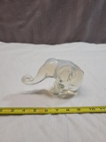 HCA 88 Clear glass elephant figurine