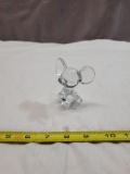 Clear Fenton Mouse Figurine