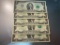 5- Sequential 2013 $2.00 Federal reserve Notes, uncirculated