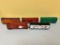 5- HO Scale Train cars, some with advertising