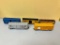 5- HO Scale Train cars, some with advertising