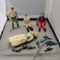 2- 1983 Star Wars action figures and 2- 1984 Star Wars Action figure, along with 10 guns/accessories