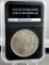 1921-D Morgan Silver Dollar, in PCS UNC Holder