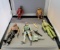 5- Star Wars Action Figures, 1 dated 1983, others undated, and guns/accessories
