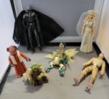 6- Star Wars Action Figures, late 90's early 2000's