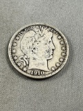 1910-S Barber Half Dollar