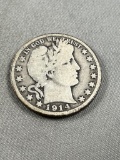 1914-S Barber Half Dollar