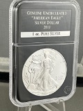 2011 US Silver Eagle .999 Fine Silver coin, UNC
