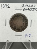 1892 Barber Quarter Dollar