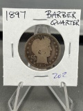 1897 Barber Quarter Dollar