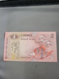 Sri Lanka 2 Rupees note UNC