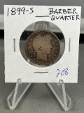 1899-S Barber Quarter Dollar