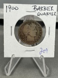 1900 Barber Quarter Dollar