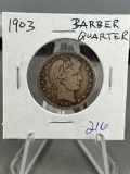 1903 Barber Quarter Dollar