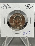 1942 Washington Quarter Dollar BU