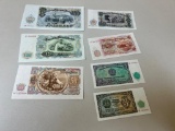 Bulgaria 7 Piece Set, one of each UNC