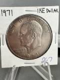 1971 Eisenhower Dollar coin, UNC