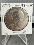 1971-D Eisenhower Dollar coin, UNC