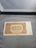 1953 Czechoslovakia 10 Korun Note