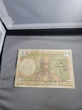1941 Equatorial Africa Franc note