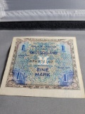 1944 Germany 1 Mark Note