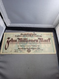 1923 Germany 10 Millionen Mark note