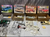 4- 1/25th models, assembled and missing parts