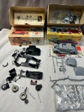 Pair of Vintage AMT 1/25th scale Ford Customizing model kits (1932 & 1936) both partially assembled