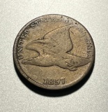 1857 Flying Eagle One cent
