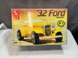 AMT 1/25th Scale '32 Ford Roadster model kit, factory sealed