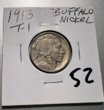 1913 Type 1 Buffalo Nickel