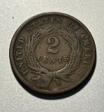 1866 2 Cent Coin