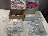 Pair of 1/25th scale model kits, Monogram 69 Z-28 Camaro RS and AMT 1967 Chevelle SS390