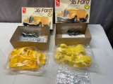 Pair of AMT 1/25th '36 Ford model kits