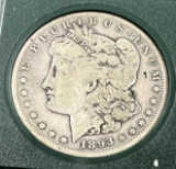 LOOK- RARE 1893-S MORGAN Silver Dollar