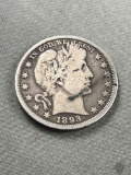 1893 Barber Half Dollar