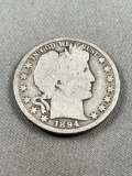 1894 Barber Half Dollar