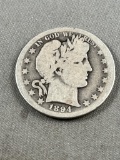 1894-S Barber Half Dollar