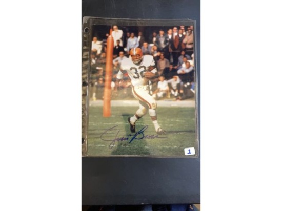 Jim Brown signed photograph