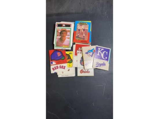 Older cards & Baseball stickers