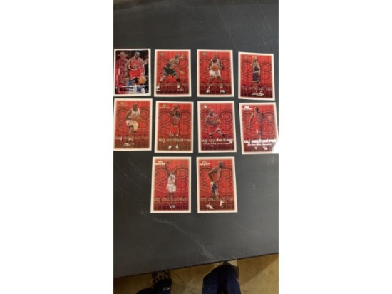 10 Michael Jordan upper deck cards