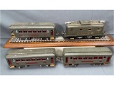 LIONEL #251 ENGINE WITH PASSENGER CARS 605, 605, & 606