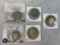 Lot of  5 Mixed U.S. Silver Halves