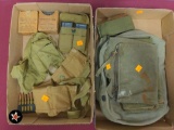Magazines, ammo, cartooches & misc. Military items